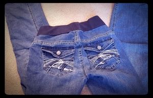 Maternity Indigo Blue Jean's